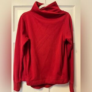 Red Athleta Karma sweatshirt